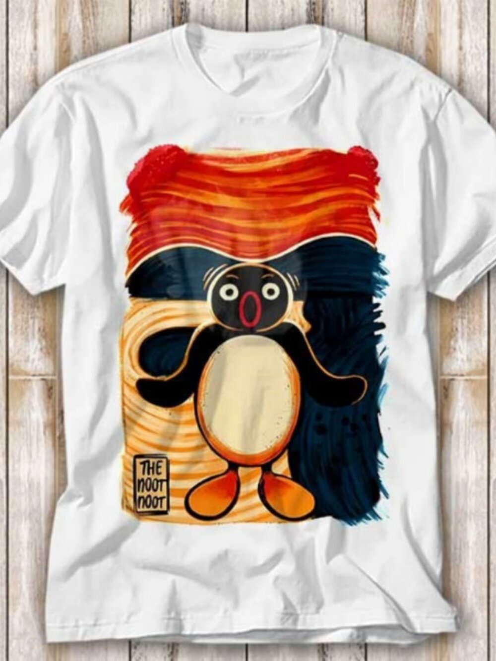 Noot Noot Madafakas Pingu Penguin Scream Anime Manga T-Shirt